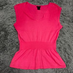 ❤️ Pink thin knit tank Top